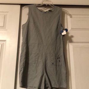 Junk Food Disney for Target grey Mickey logo Romper NWT.
